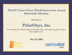 PolarOnyx - Fiber Laser Award 2009